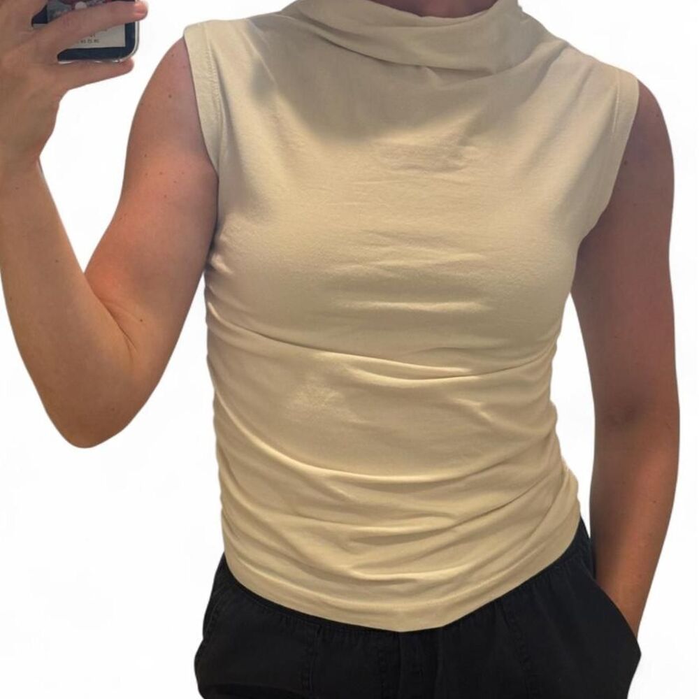 Anthropologie Women's White Vest